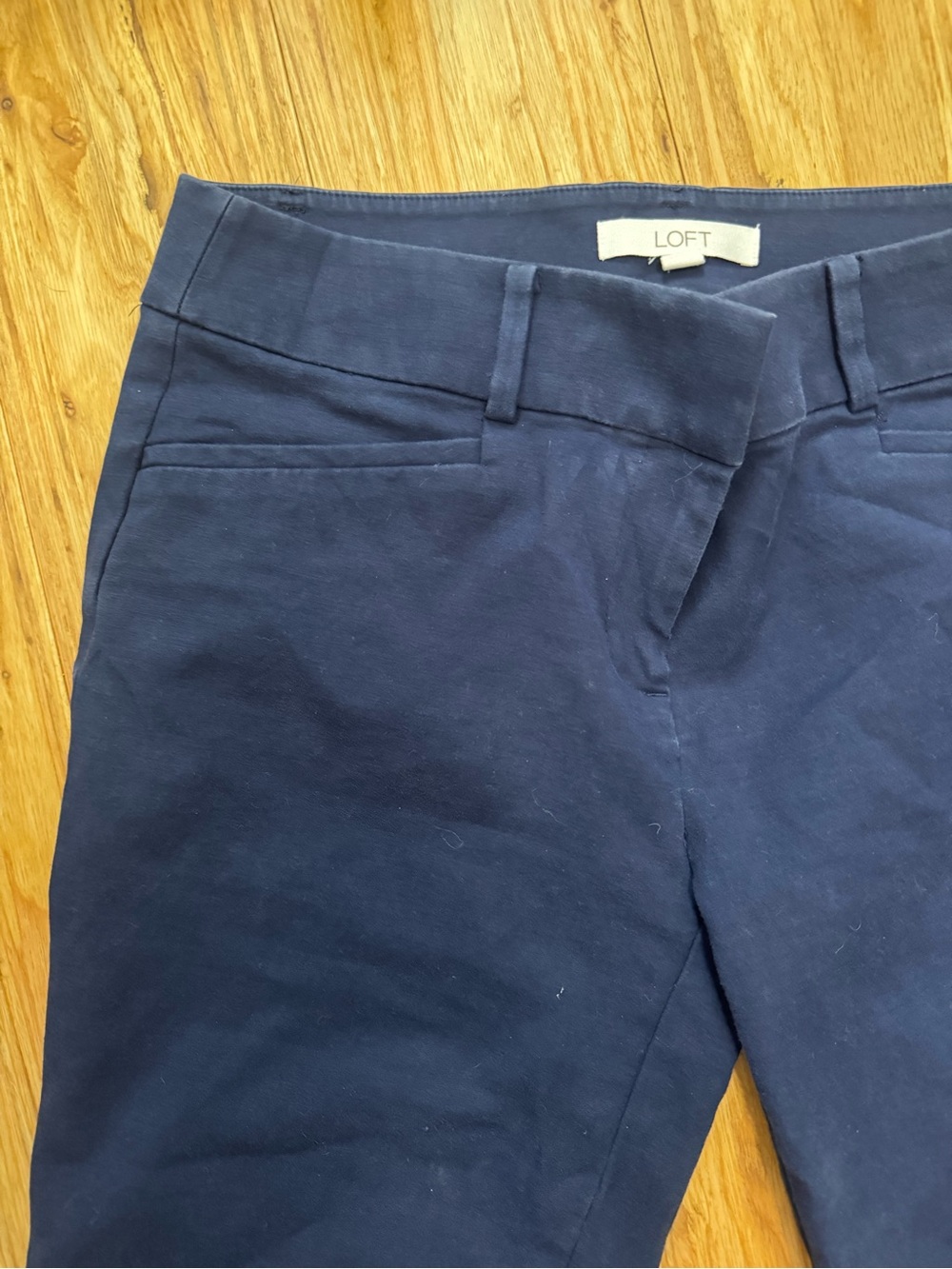 LOFT Navy Riviera Pant - Picture 3 of 8